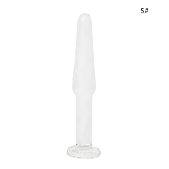 Lovegasm Anal 7 Styles Crystal Glass Plug Training Men