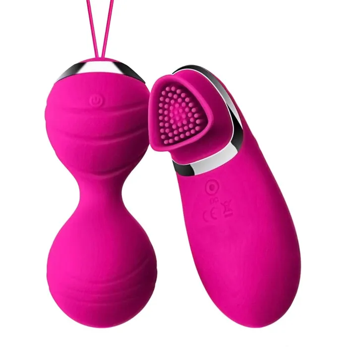 Lovegasm Clitoris Stimulating Remote Control Kegel Balls Female Sex Toys