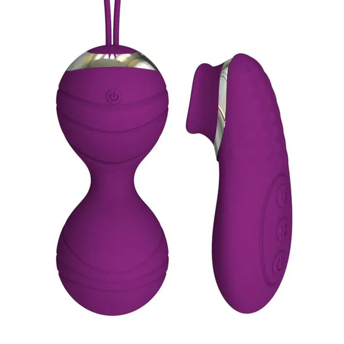 Lovegasm Clitoris Stimulating Remote Control Kegel Balls Female Sex Toys