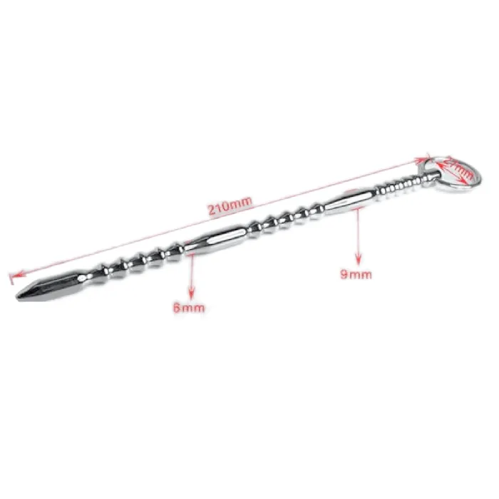 Lovegasm Male Sex Toys Beaded Metal Urethral Sound