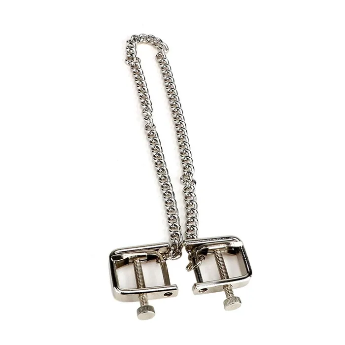 Lovegasm Male Sex Toys Metal Chain Adjustable Clamp