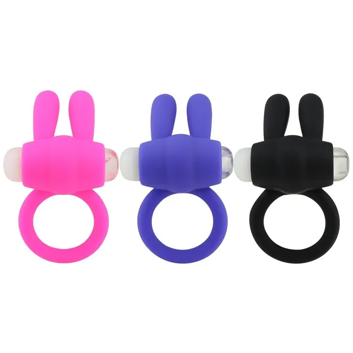 Lovegasm Male Sex Toys Ring With Tickler Erotic Penis Massage Rabbit Ring