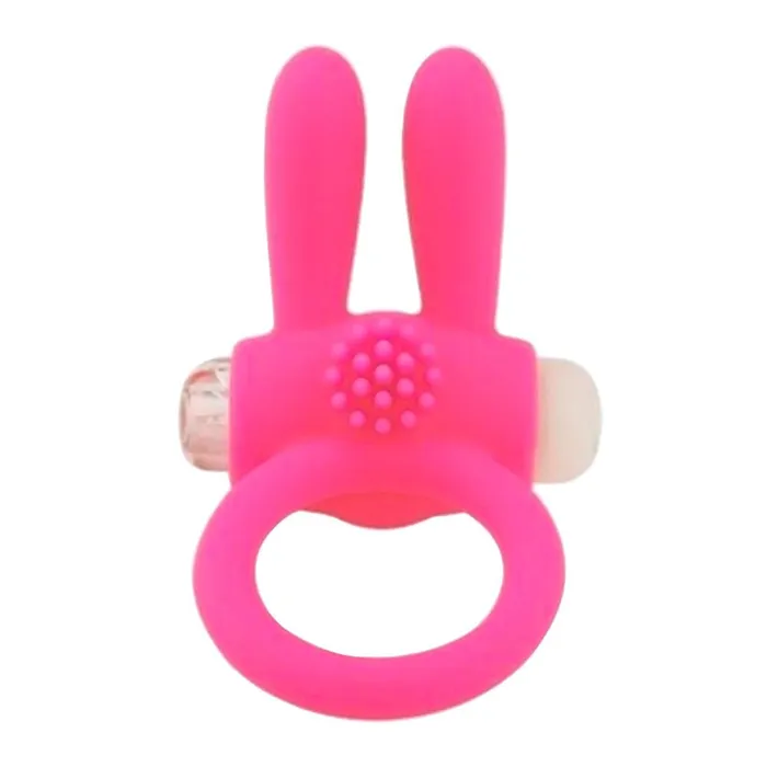 Lovegasm Male Sex Toys Ring With Tickler Erotic Penis Massage Rabbit Ring