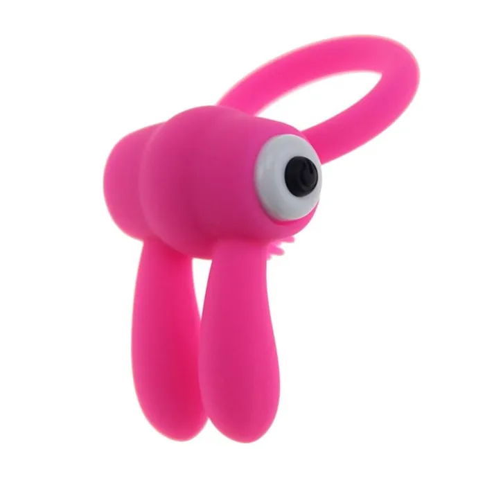 Lovegasm Male Sex Toys Ring With Tickler Erotic Penis Massage Rabbit Ring