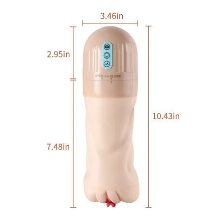 Male Sex Toys AcmeJoy Beate 5 Sucking Oral Swallowing 10 Vibrating Massage Training Masturbation Cup