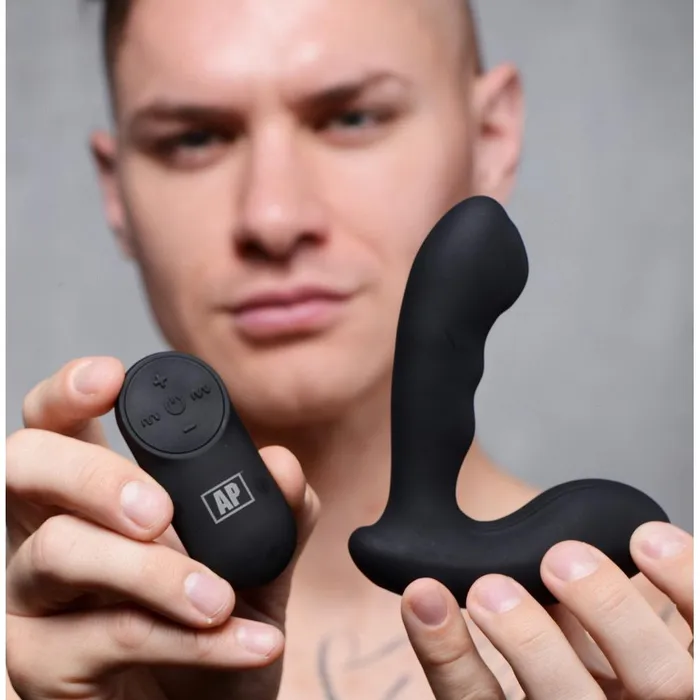 Male Sex Toys Alpha Pro 7X PMilker Silicone Prostate Stimulator with Milking Bead