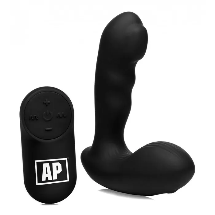 Male Sex Toys Alpha Pro 7X PMilker Silicone Prostate Stimulator with Milking Bead