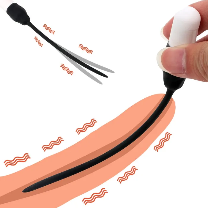 Male Sex Toys LAZADASEXTOYS 7 Frequency Urethral Vibrator Catheter Penis Plug Sex Toys for Men Urethral Plug Penis Insertion Silicone Dilators Sex Products Male Sex Toys LAZADASEXTOYS 7 Frequency Urethral Vibrator Catheter Penis Plug Sex Toys for Men Urethral Plug Penis Insertion Silicone Dilators Sex Products