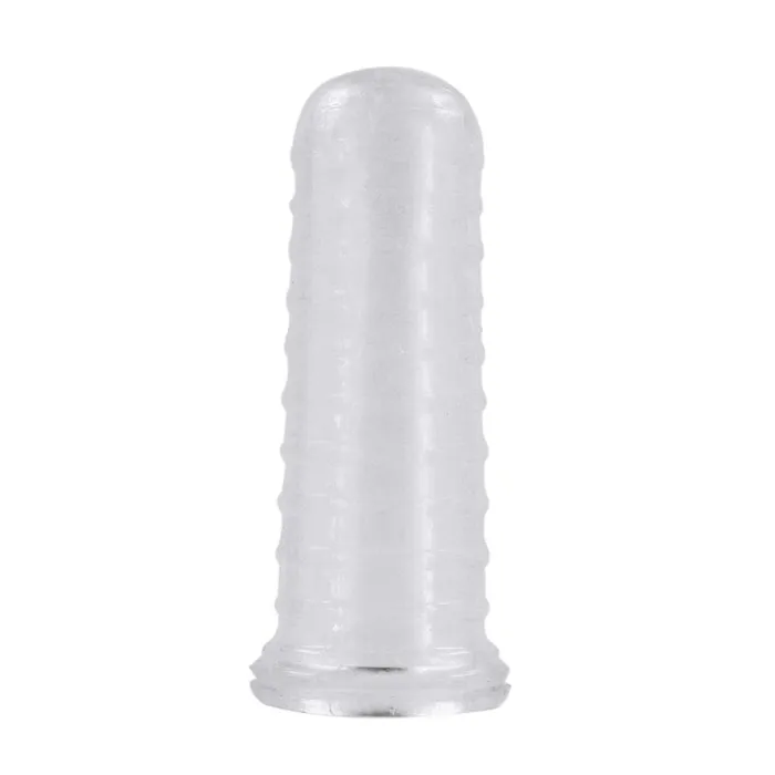 Male Sex Toys LAZADASEXTOYS Finger Penis Sleeve Condom For Woman Vagina ClitStimulation Reusable Condoms For Sex Penis Extender Sex Toys for Man