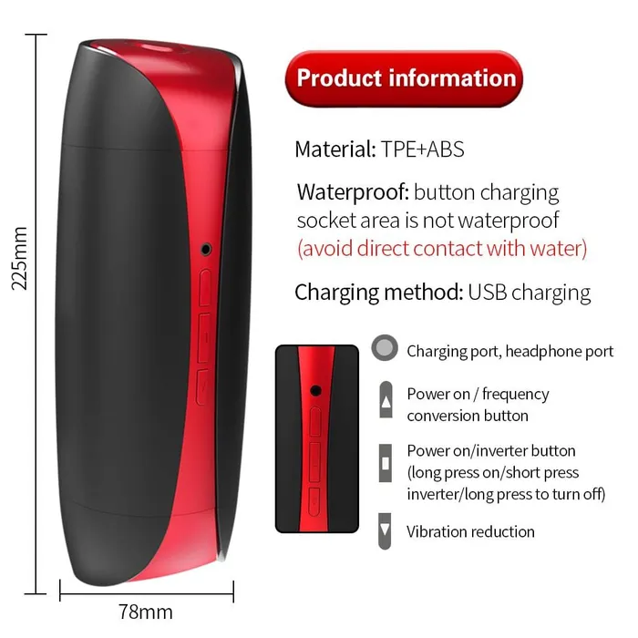 Male Sex Toys Lovegasm Dual Motor Male Stroker Blow Job Machine for Men