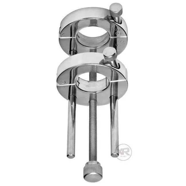 Master Series Extreme Double Ring CBT Ball Stretcher Male Sex Toys