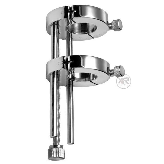 Master Series Extreme Double Ring CBT Ball Stretcher Male Sex Toys