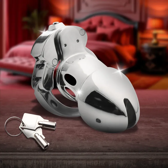 Master Series Male Sex Toys Cock Cuff SnapOn Chastity Cage
