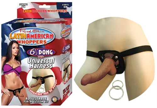 Nasstoys All American Whoppers 65InchDong With Universal Harness Latin Dildos Nasstoys All American Whoppers 65InchDong With Universal Harness Latin Dildos