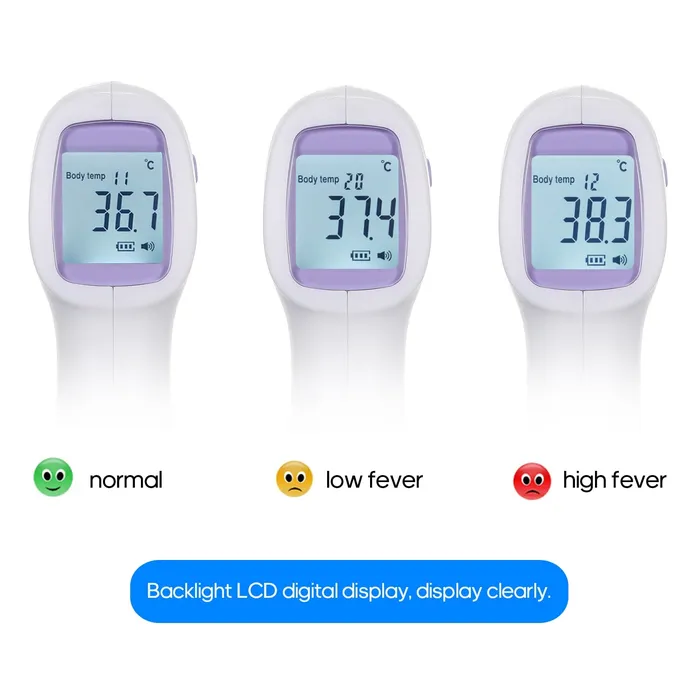Noncontact IR Infrared Thermometer Forehead 2in1 BodyObject Temperature Measurement LCD Digital Display temperature gun LAZADASEXTOYS Female Sex Toys