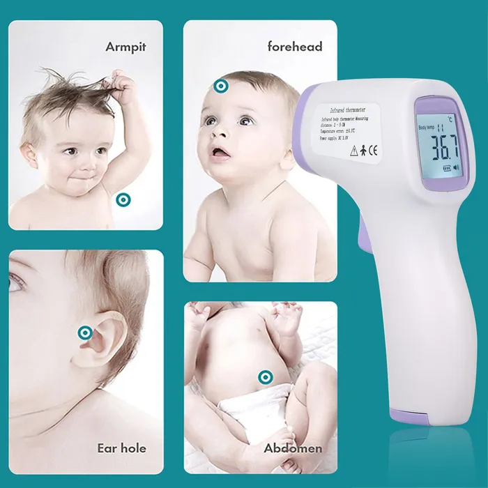 Noncontact IR Infrared Thermometer Forehead 2in1 BodyObject Temperature Measurement LCD Digital Display temperature gun LAZADASEXTOYS Female Sex Toys