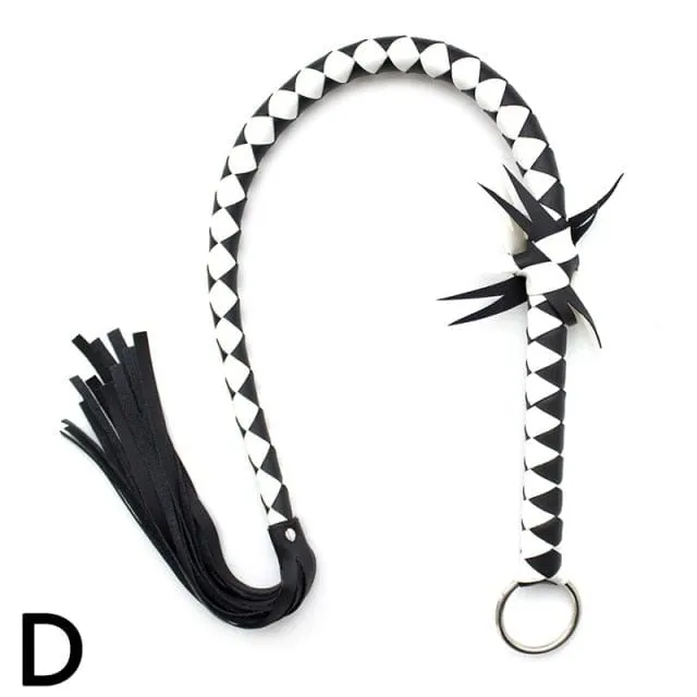 Restraints Lovegasm Erotic Bondage SM Games Nylon PU Leather Whip