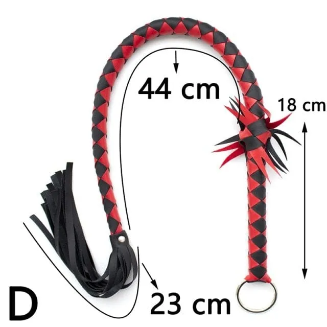 Restraints Lovegasm Erotic Bondage SM Games Nylon PU Leather Whip