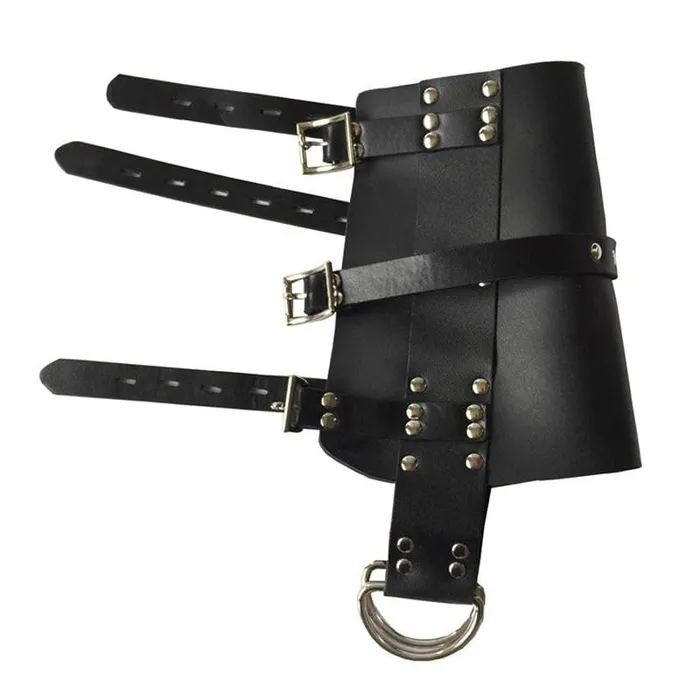 Restraints Lovegasm Hardcore Suspension Cuffs in Leather for Ankles