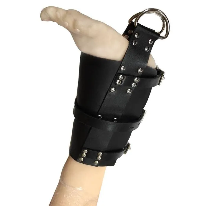 Restraints Lovegasm Hardcore Suspension Cuffs in Leather for Ankles