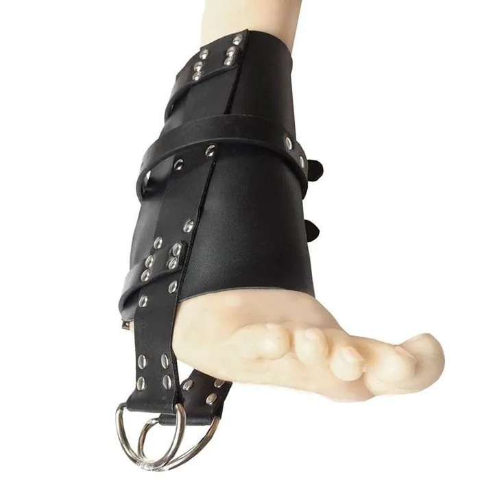 Restraints Lovegasm Hardcore Suspension Cuffs in Leather for Ankles