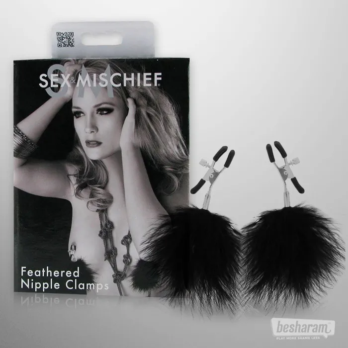 Sex Mischief Couples Sex Mischief Feathered Nipple Clamps