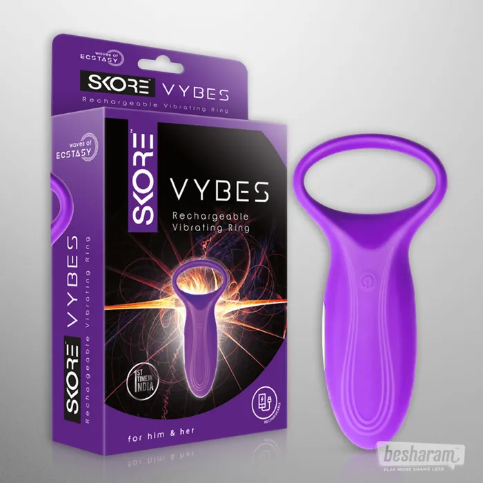 Skore Vybes Rechargeable Vibrating Cock Ring Skore Male Sex Toys