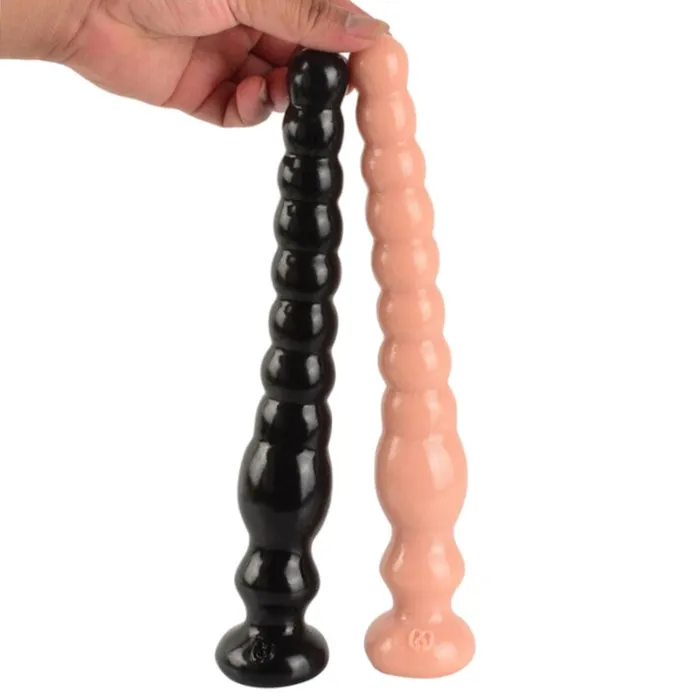 Super Soft 12 Dildo Long Beaded 12 Inch 1 Foot Giant Lovegasm Dildos