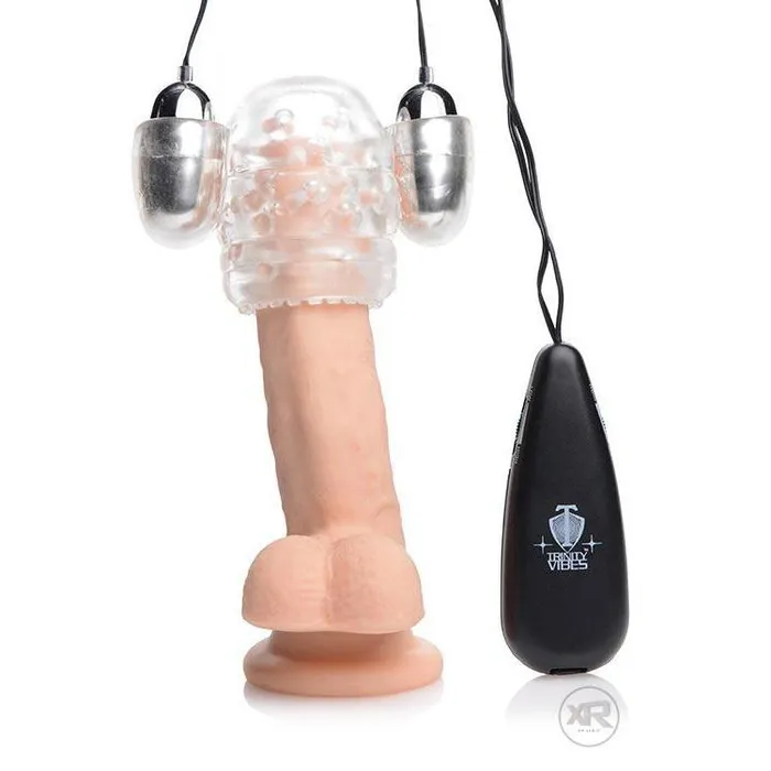 Trinity Men Male Sex Toys Dual Vibrating Penis Head Teaser