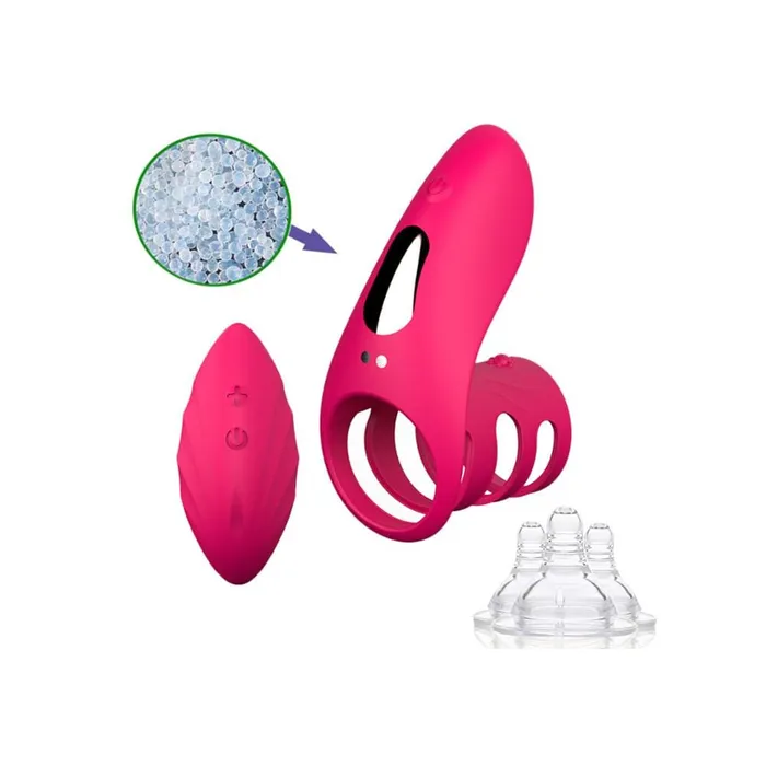 USB Rechargeable Remote Ring Lovegasm Male Sex Toys