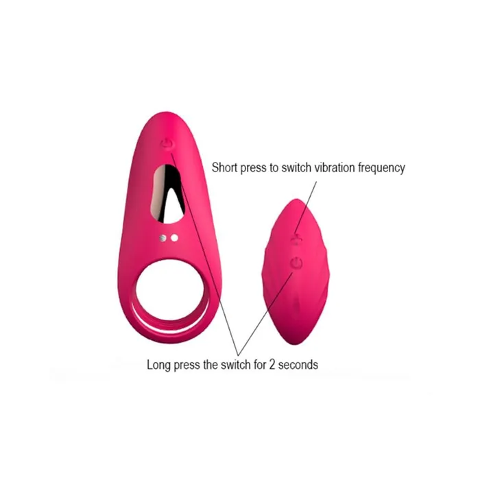 USB Rechargeable Remote Ring Lovegasm Male Sex Toys