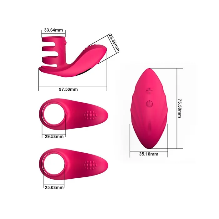 USB Rechargeable Remote Ring Lovegasm Male Sex Toys