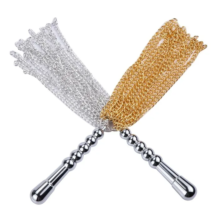 Vibrators Lovegasm Metallic Torture Chain Flogger