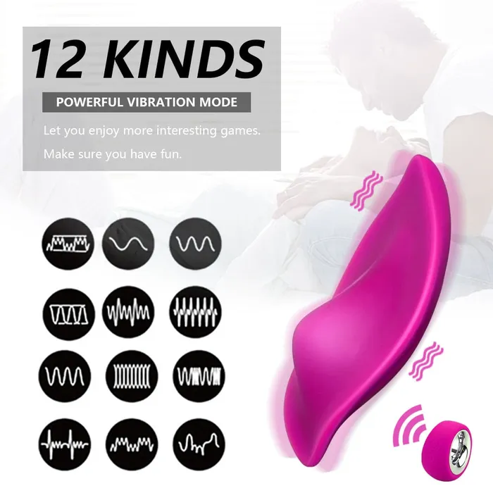 Wearable Vibrator Wireless Remote Control Clitoris Stimulator Invisible Panty Vibrator Portable Vibrating Egg Sex Toys for Women LAZADASEXTOYS Female Sex Toys