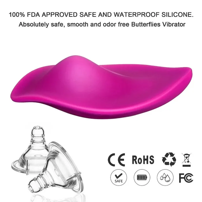 Wearable Vibrator Wireless Remote Control Clitoris Stimulator Invisible Panty Vibrator Portable Vibrating Egg Sex Toys for Women LAZADASEXTOYS Female Sex Toys