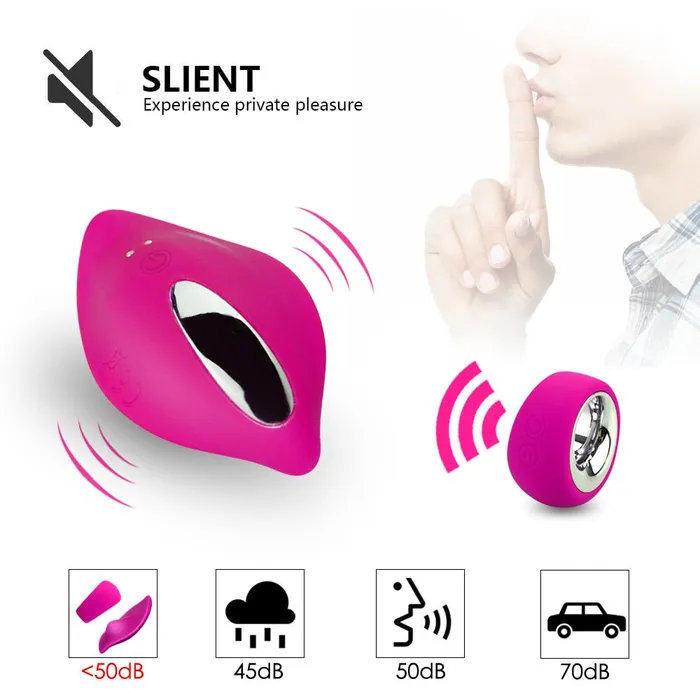Wearable Vibrator Wireless Remote Control Clitoris Stimulator Invisible Panty Vibrator Portable Vibrating Egg Sex Toys for Women LAZADASEXTOYS Female Sex Toys