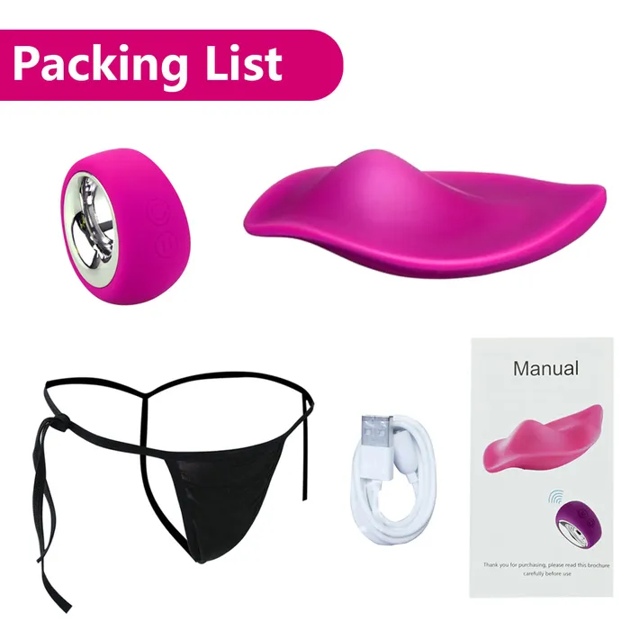 Wearable Vibrator Wireless Remote Control Clitoris Stimulator Invisible Panty Vibrator Portable Vibrating Egg Sex Toys for Women LAZADASEXTOYS Female Sex Toys