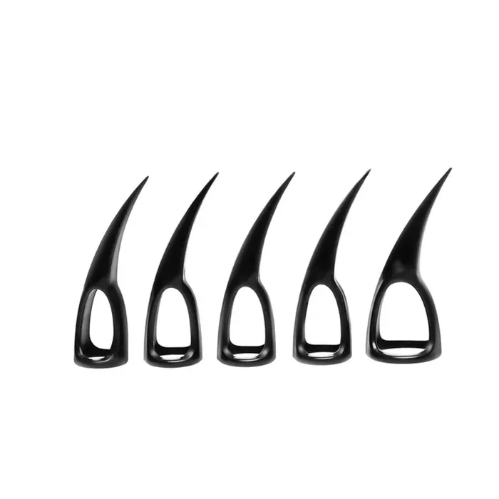 XR Brands Master Series Vibrators Talons 10 Piece Claws Black